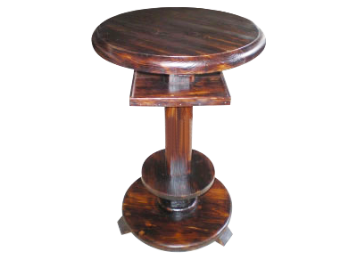 廠家直銷酒吧臺(tái) 園型雙層酒吧桌椅 古典實(shí)木酒吧