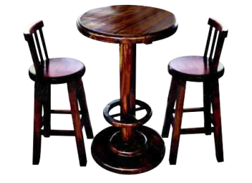 專業(yè)定做優(yōu)質(zhì)炭化實(shí)木仿古酒吧桌 