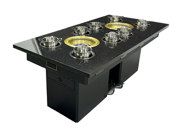 自助火鍋燒烤店大理石無煙烤涮一體桌 自助火鍋燒烤店大理石無煙烤涮一體桌