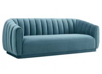 高級會所輕奢皮革軟包卡座沙發