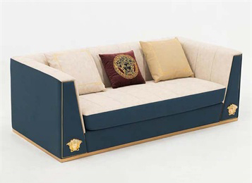 歐式簡(jiǎn)約現(xiàn)代皮革軟包會(huì)所卡座沙發(fā)