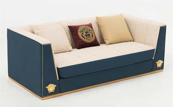 歐式簡(jiǎn)約現(xiàn)代皮革軟包會(huì)所卡座沙發(fā)