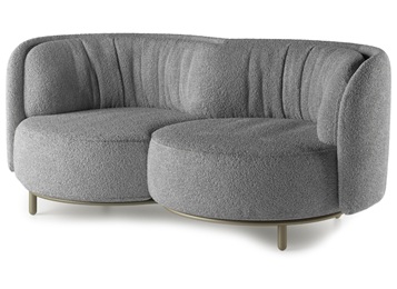 休閑會所創(chuàng)意絨布藝異形