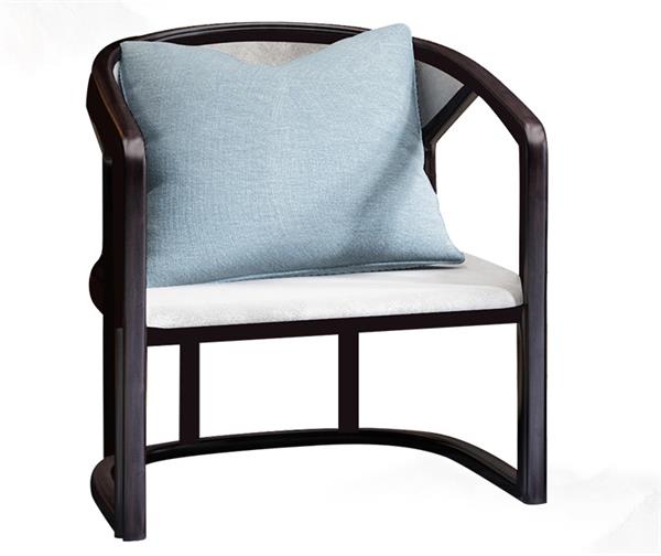 新中式實(shí)木椅禪意酒店別墅會(huì)所家具