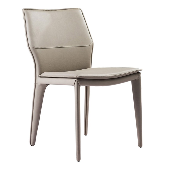 會所簡約現代馬鞍皮椅休閑靠背椅