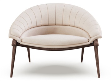 休閑會所日式簡約實木軟