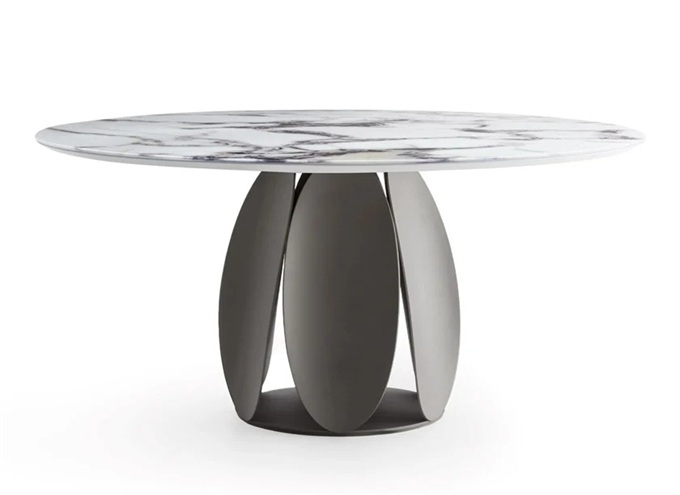 高檔會(huì)所現(xiàn)代創(chuàng)意巖石板桌子