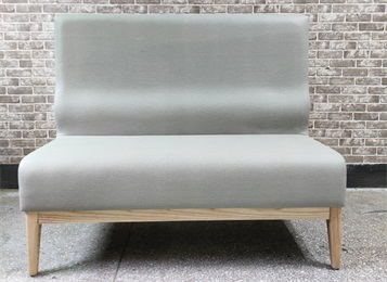 時(shí)尚田園風(fēng)火鍋店休閑雙人卡座定制