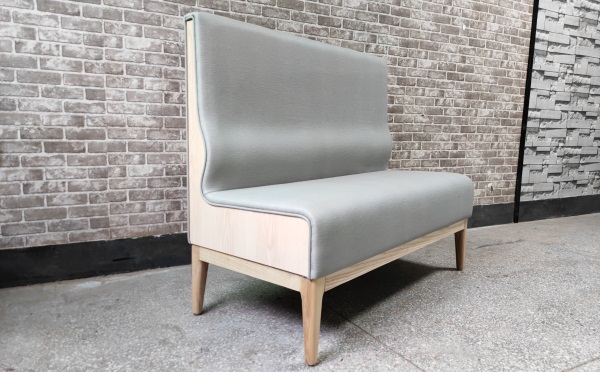 時尚田園風(fēng)火鍋店休閑雙人卡座定制