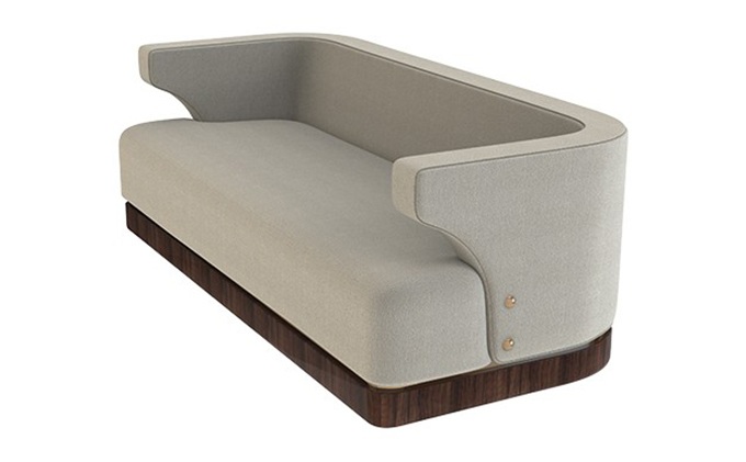 自助火鍋店絨皮實(shí)木休閑卡座沙發(fā)