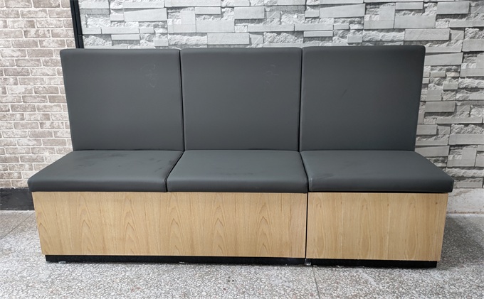 火鍋店中式休閑實(shí)木卡座