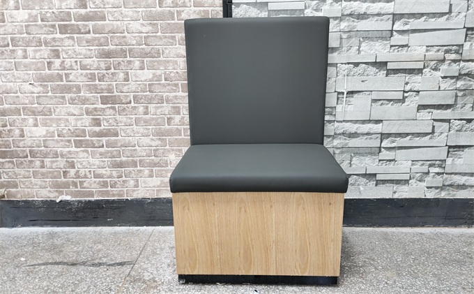 火鍋店中式休閑實(shí)木卡座