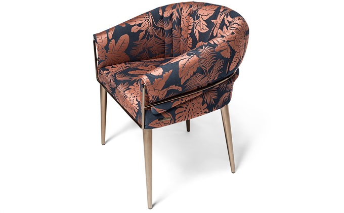 椰子雞火鍋時(shí)尚輕奢餐椅