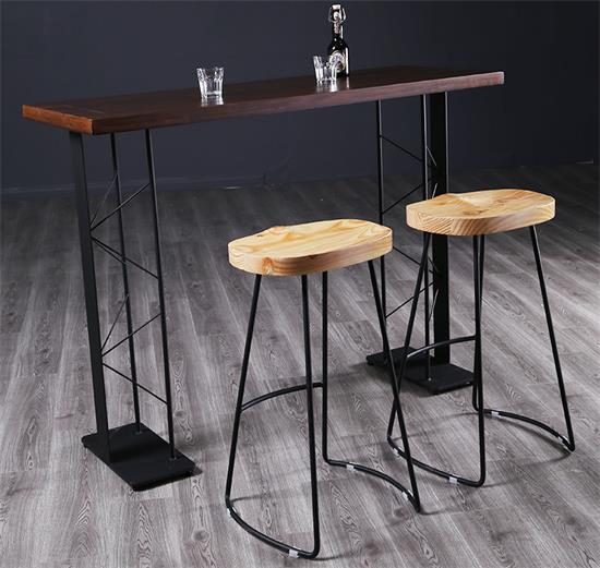 復(fù)古工業(yè)風(fēng)鐵藝個(gè)性酒吧桌