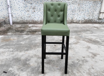 個(gè)性酒吧休閑高腿靠背椅子