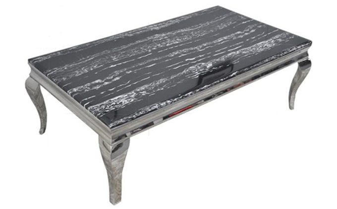 歐式ktv現(xiàn)代簡(jiǎn)約大理石不銹鋼茶幾