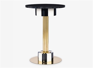 潮流小酒吧北歐輕奢大理石吧臺(tái)小圓桌