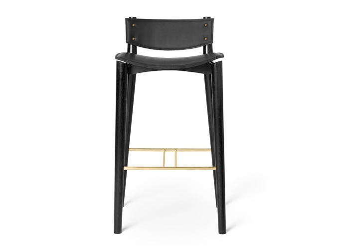 北歐酒吧創意實木簡約靠背高腳椅子