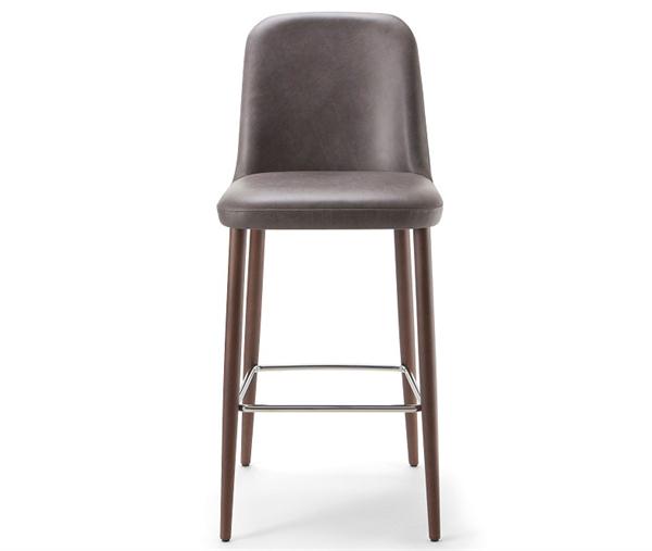 北歐酒吧實木復古吧臺高腳椅