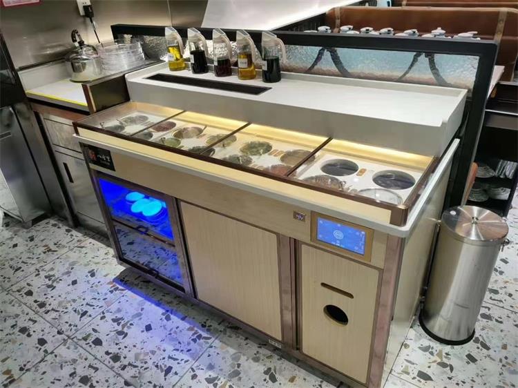 八合里火鍋?zhàn)灾u料臺(tái) 冷藏保鮮調(diào)料臺(tái) 智能多功能醬料臺(tái)