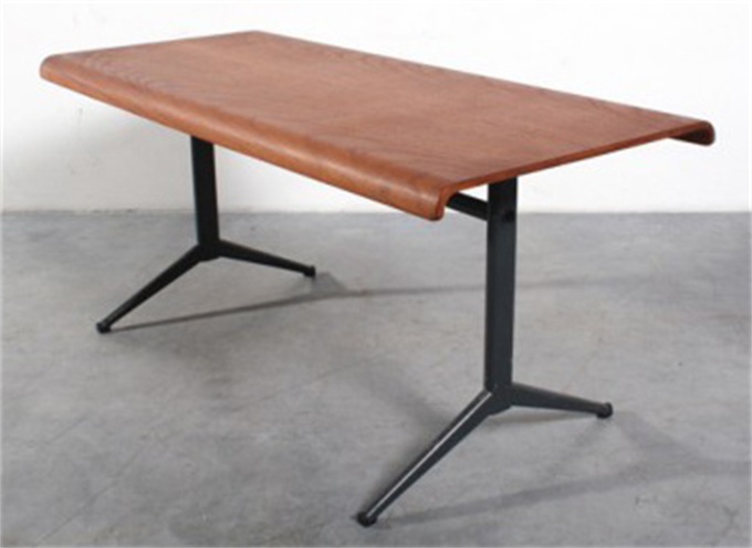 咖啡廳簡(jiǎn)約鐵藝專用長(zhǎng)條餐桌