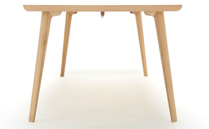 企業員工食堂餐廳簡約實木餐桌