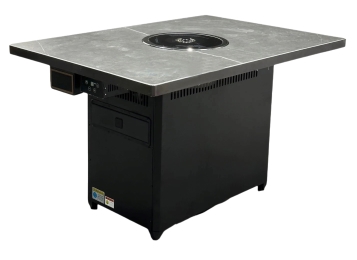 韓式自助烤肉店無(wú)煙凈化烤肉桌