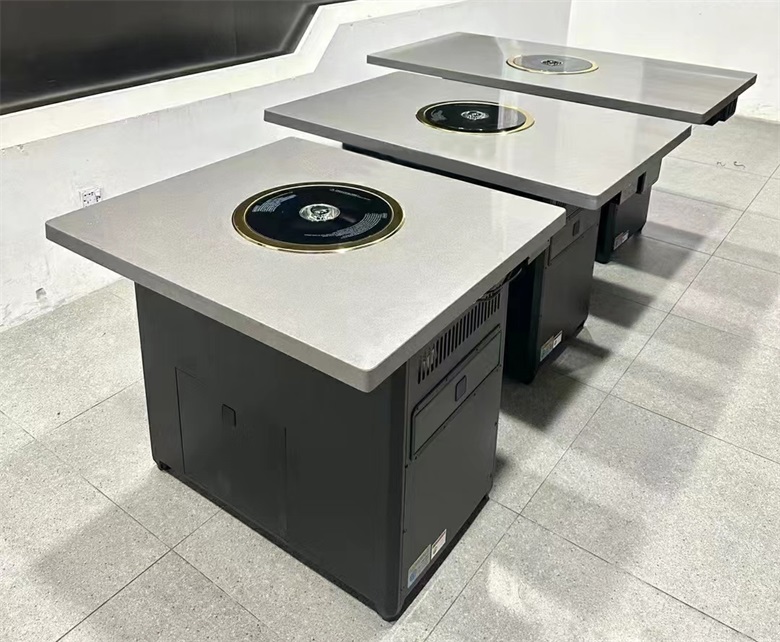 韓式烤肉店大理石無煙凈化烤肉桌