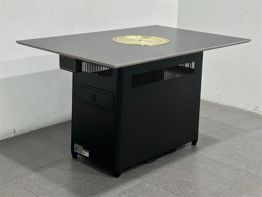 烤肉店下排風炭火烤肉無煙烤肉桌