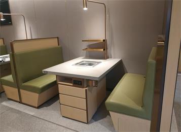 新款海底撈無煙火鍋?zhàn)酪蝊大理石不銹鋼無煙火鍋