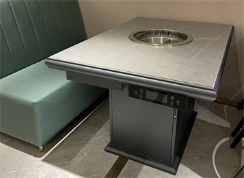 自帶智能無煙凈化設備無煙火鍋桌