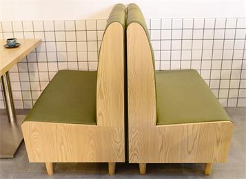 田園風(fēng)西餐廳簡約卡座沙發(fā)