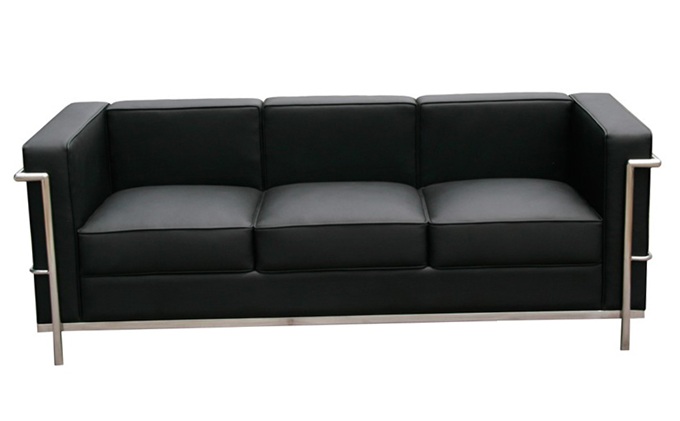 北歐西餐廳簡約現代不銹鋼卡座沙發