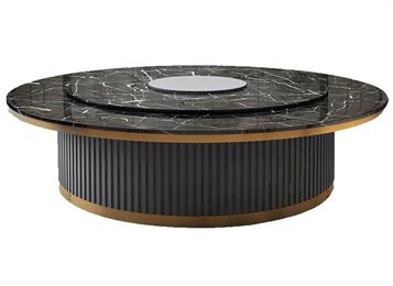 豪華酒店宴會大理石電動餐桌家具