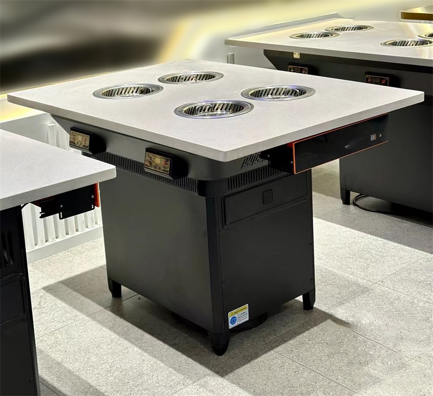 自助火鍋餐廳一人一鍋無煙凈化小火鍋桌