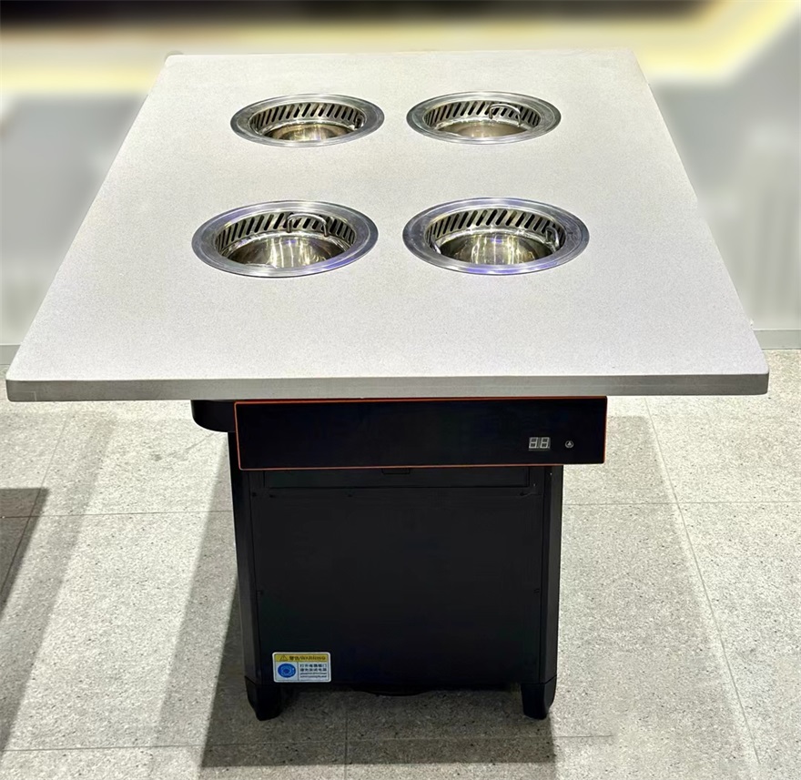 自助火鍋餐廳一人一鍋無煙凈化小火鍋桌