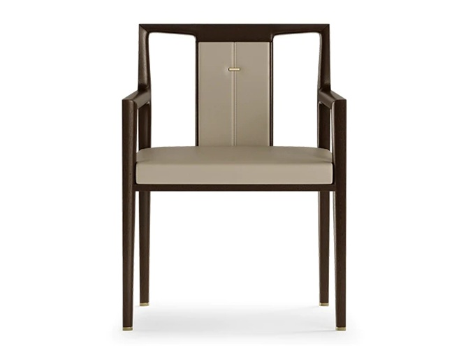 時尚現代餐廳椅 中餐廳實木宴會椅