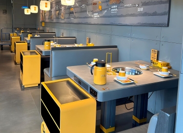 潮發(fā)潮汕牛肉火鍋店桌椅 潮發(fā)潮汕牛肉火鍋店桌椅