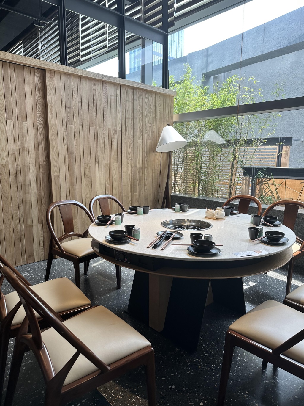 園里火鍋店包廂火鍋桌椅