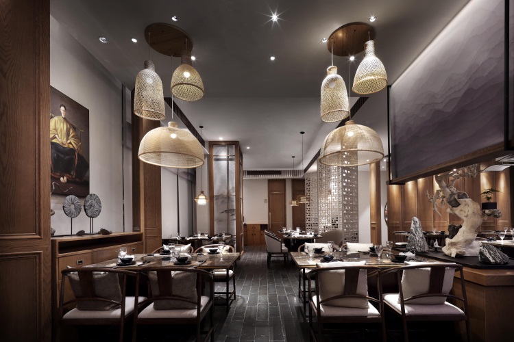 火鍋店餐廳空間設(shè)計(jì)效果圖