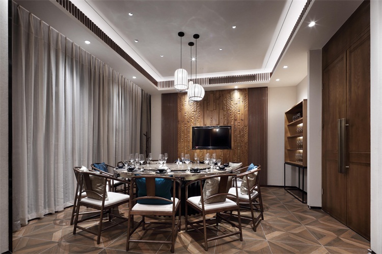 火鍋店餐廳空間設(shè)計(jì)效果圖