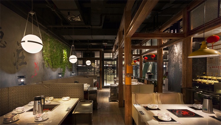 火鍋餐廳設(shè)計效果圖