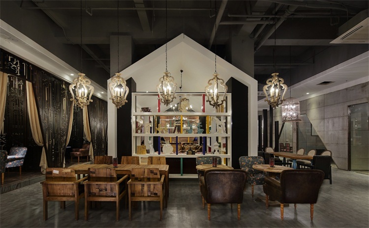 咖啡館空間設(shè)計效果圖