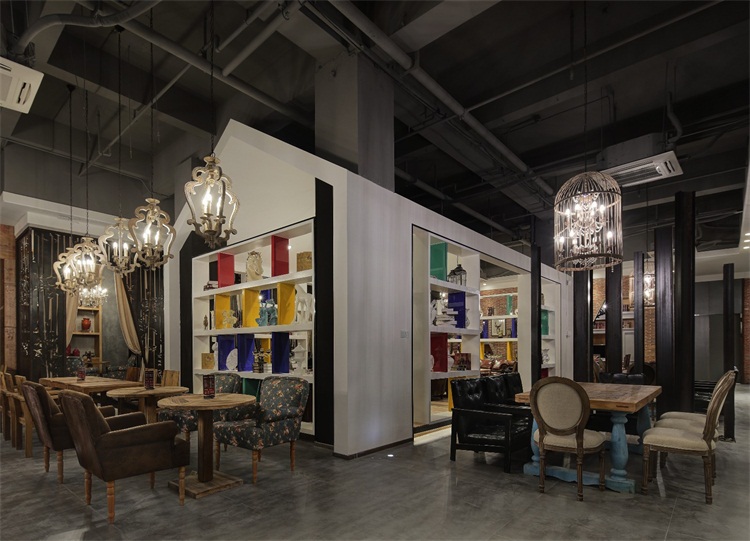 咖啡館空間設(shè)計效果圖