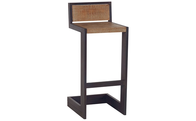 創(chuàng)意酒吧工業(yè)風鐵藝簡約高腿椅子