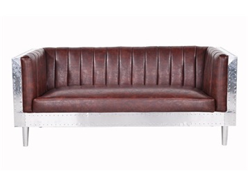 量版ktv工業(yè)風(fēng)不銹鋼卡座沙發(fā)