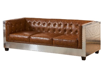 音樂會(huì)所工業(yè)風(fēng)不銹鋼卡座沙發(fā)