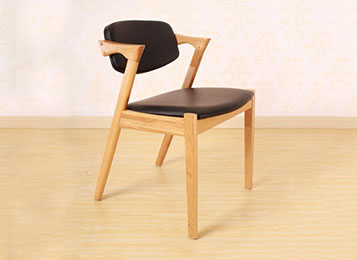 實(shí)木軟包西餐椅 實(shí)木西餐桌椅套