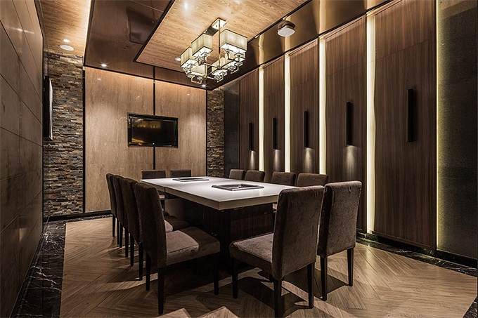 火鍋店現(xiàn)代簡約風(fēng)格空間裝修設(shè)計