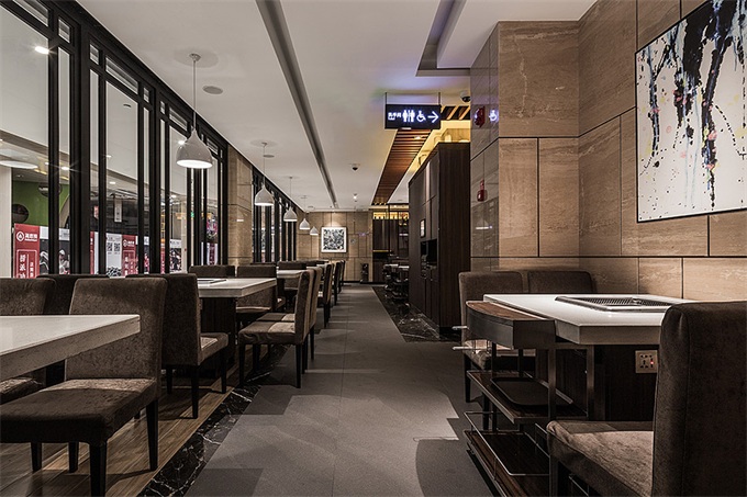 火鍋店現(xiàn)代簡約風(fēng)格空間裝修設(shè)計